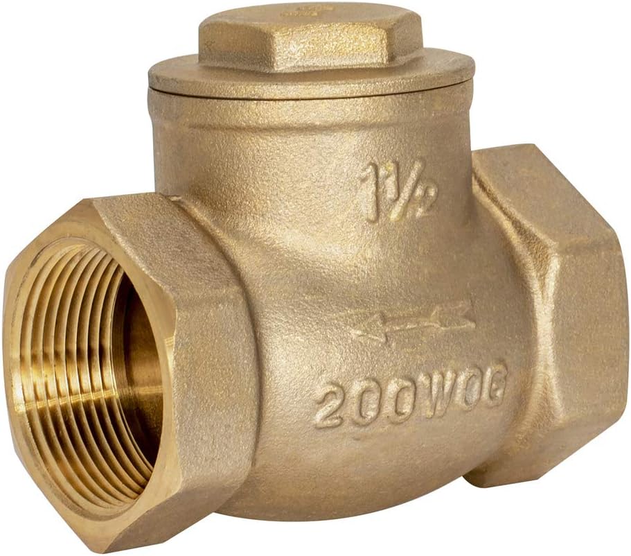 1-1/2" BRASS SWING CHECK