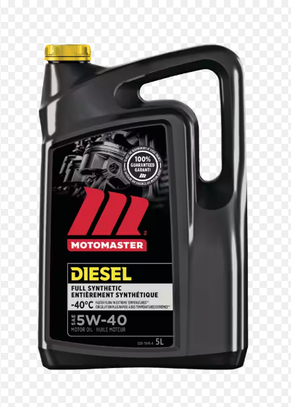 OIL 5W40 SYN DIESEL 5L JUG