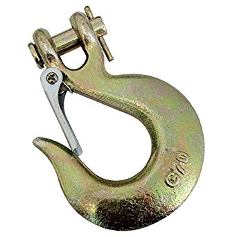 SLIP HOOK W/ LATCH 1/4"